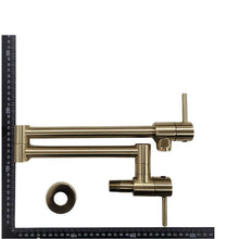 Load image into Gallery viewer, Trendy Taps Aurum Modern Line Pot Filler - Brushed Gold
