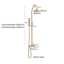 Load image into Gallery viewer, Trendy Taps Aurum Goose Neck Shower Set - Gold
