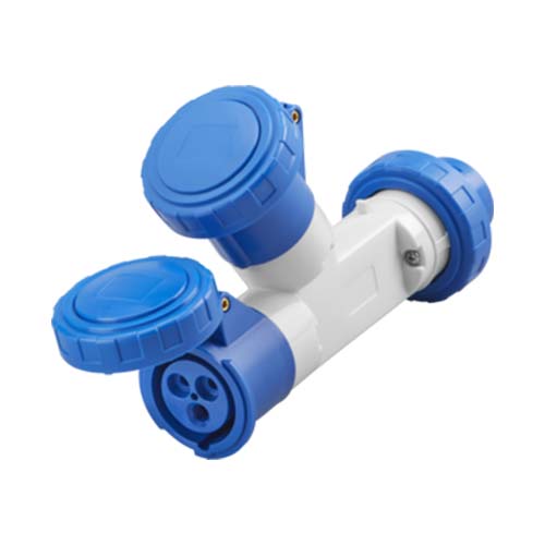 Gewiss 16A 3 Pin Double Socket - Watertight