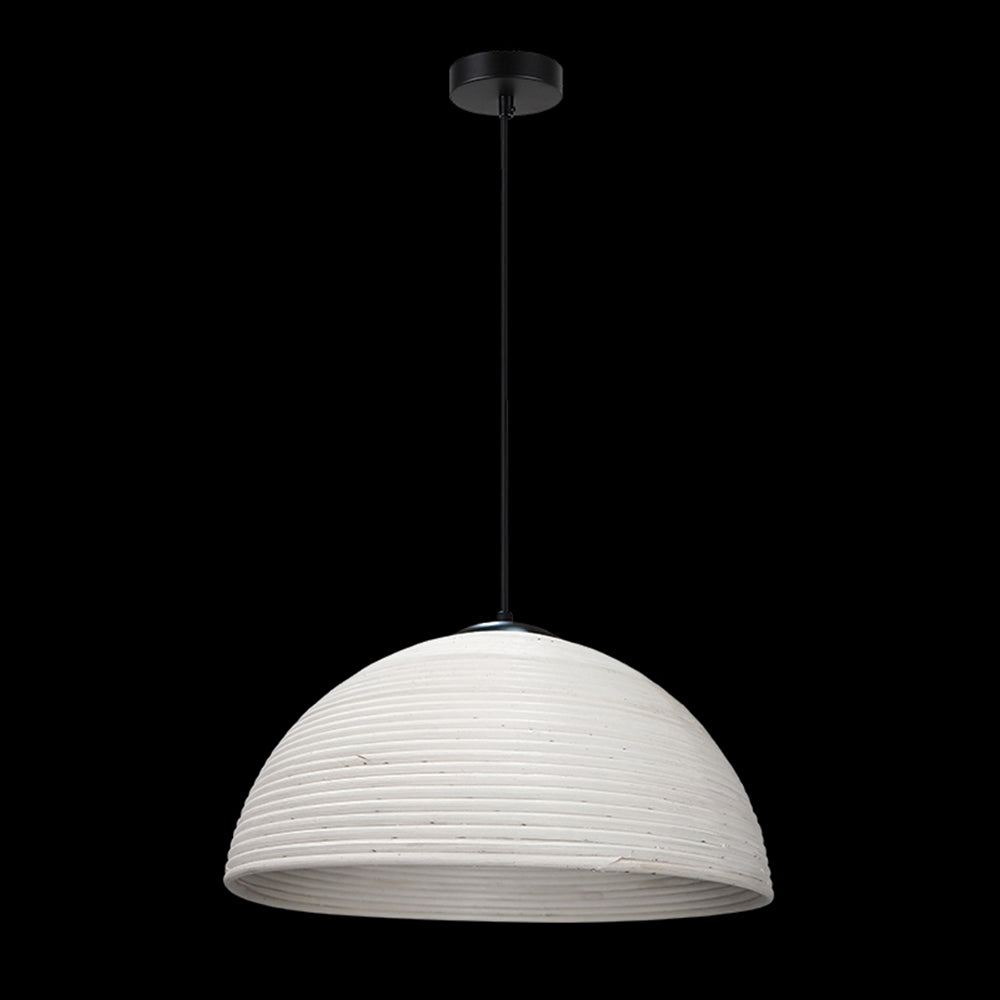 K. Light Medium Rattan Tube Pendant E27 40W