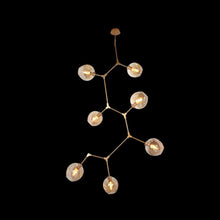 Load image into Gallery viewer, K. Light 7 Light Vertical Molecule Chandelier
