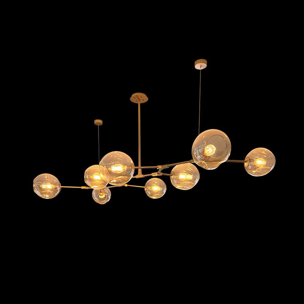K. Light Molecule 8 Light Horizontal Pendant