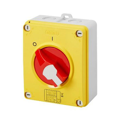 Gewiss Enclosed Isolator IP69 4P 32A 4x4