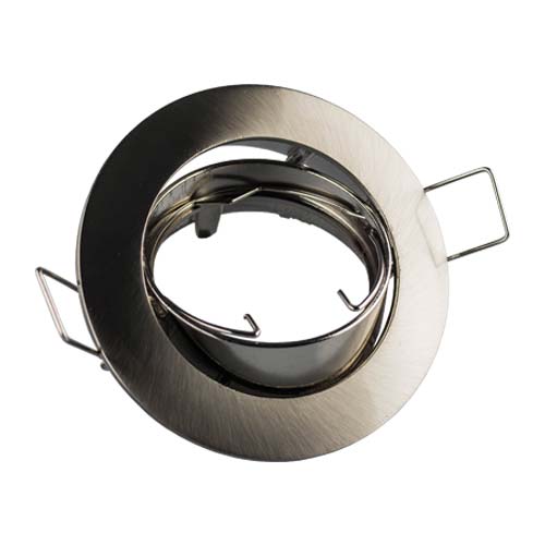 Genstar Aluminium Tilt Downlight 83mm - Satin Chrome