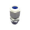 Cable Gland No. 0 PP White with Blue Grommet