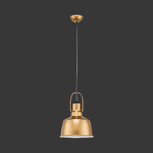 Load image into Gallery viewer, K. Light Nautical Antique Light Metal Pendant
