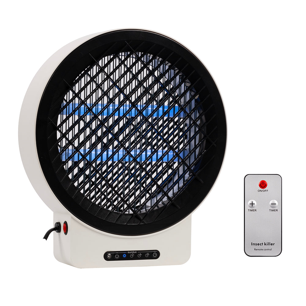 Eurolux Round Insect Killer 2 x 6W - Black