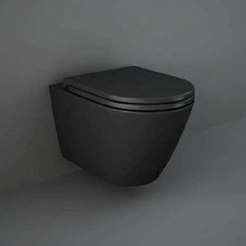 RossCo Composite Wall-Hung Toilet - Matt Black