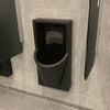 RossCo Composite Wall-Hung Urinal - Matt Black