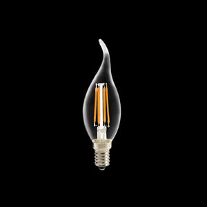 K. Light LED Filament Flame Bulb E14 4W 2200K