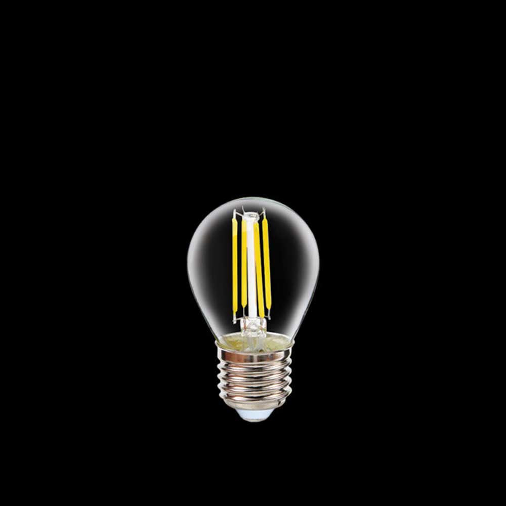 K. Light LED Filament Golf Ball Bulb E27 4W 6500K
