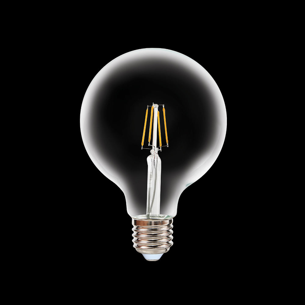K. Light LED Filament Globe G125 E27 4W 350lm 2200K