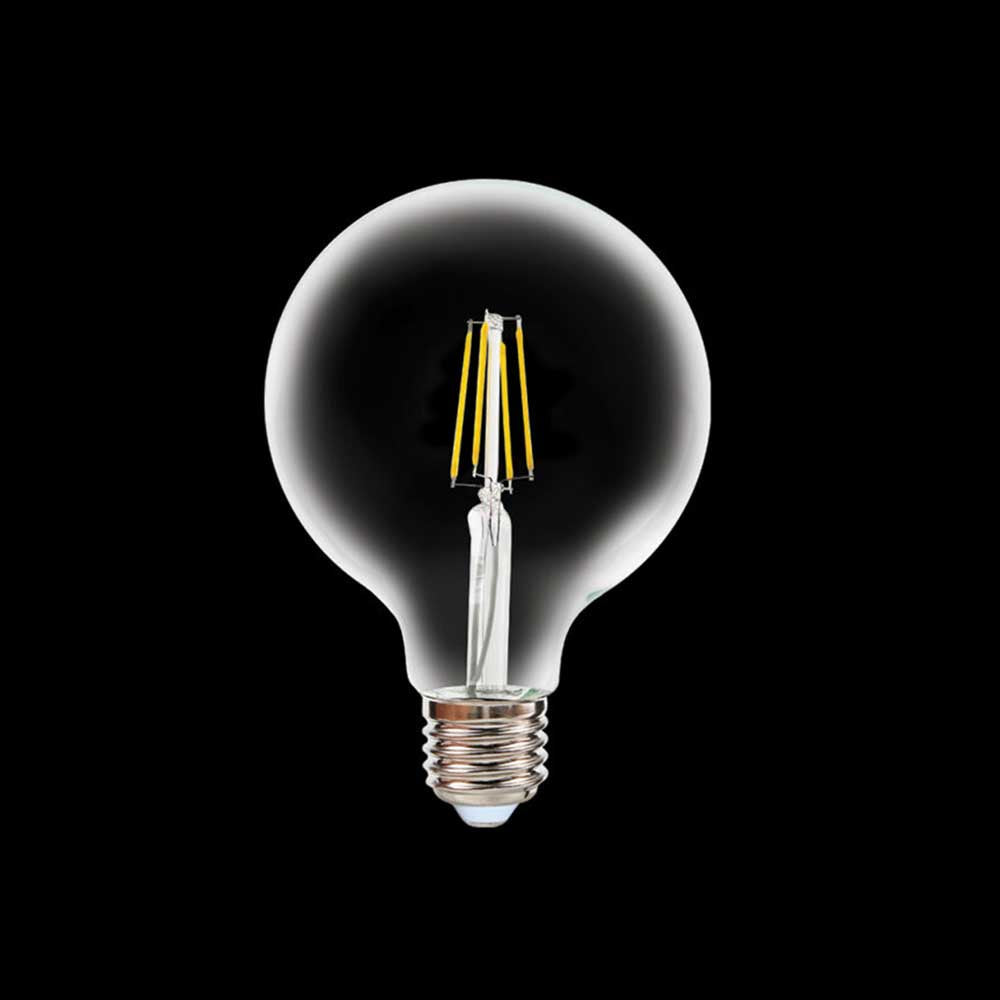 K. Light LED Filament Globe G125 E27 8W 4000K