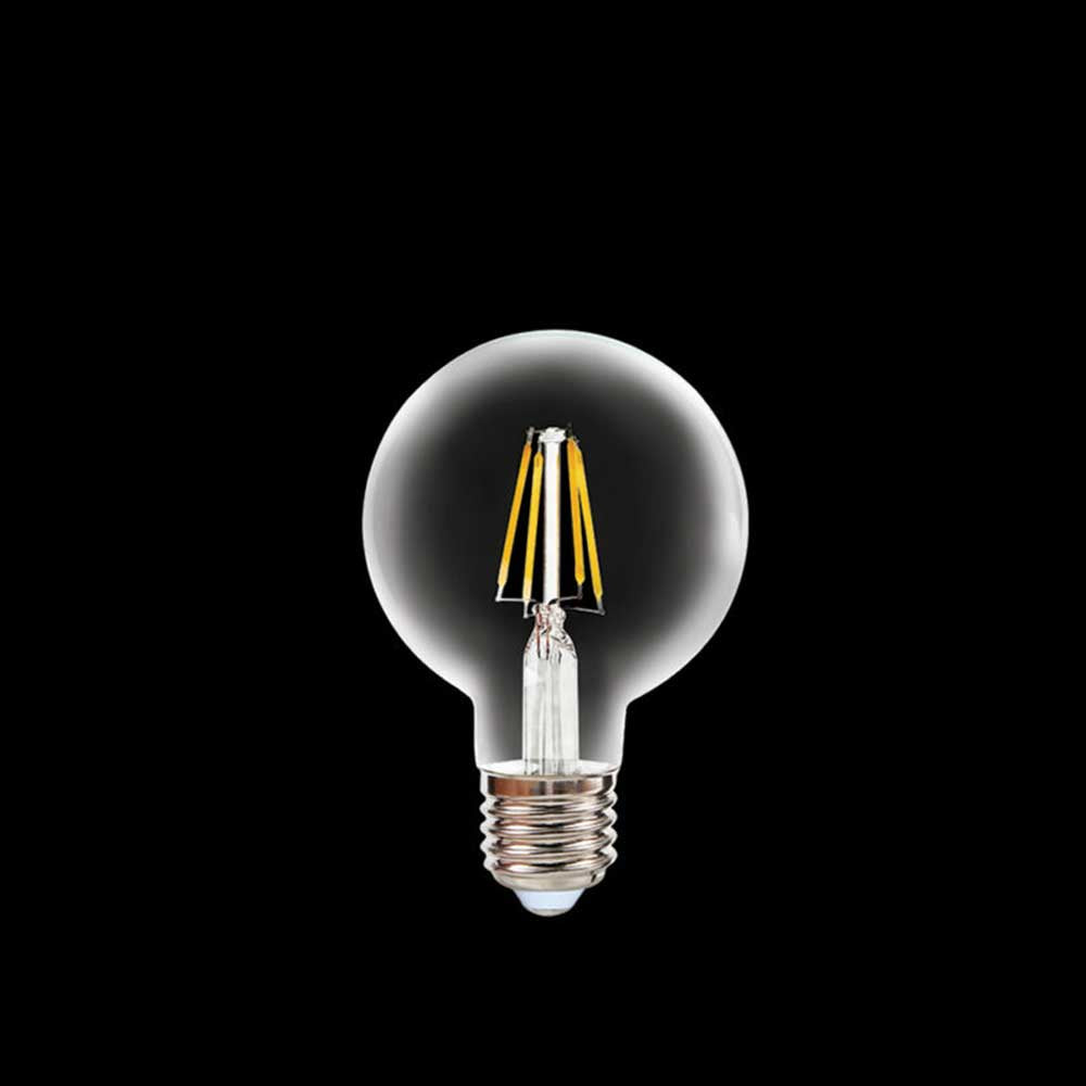 K. Light LED Filament Globe G80 E27 4W 2700K