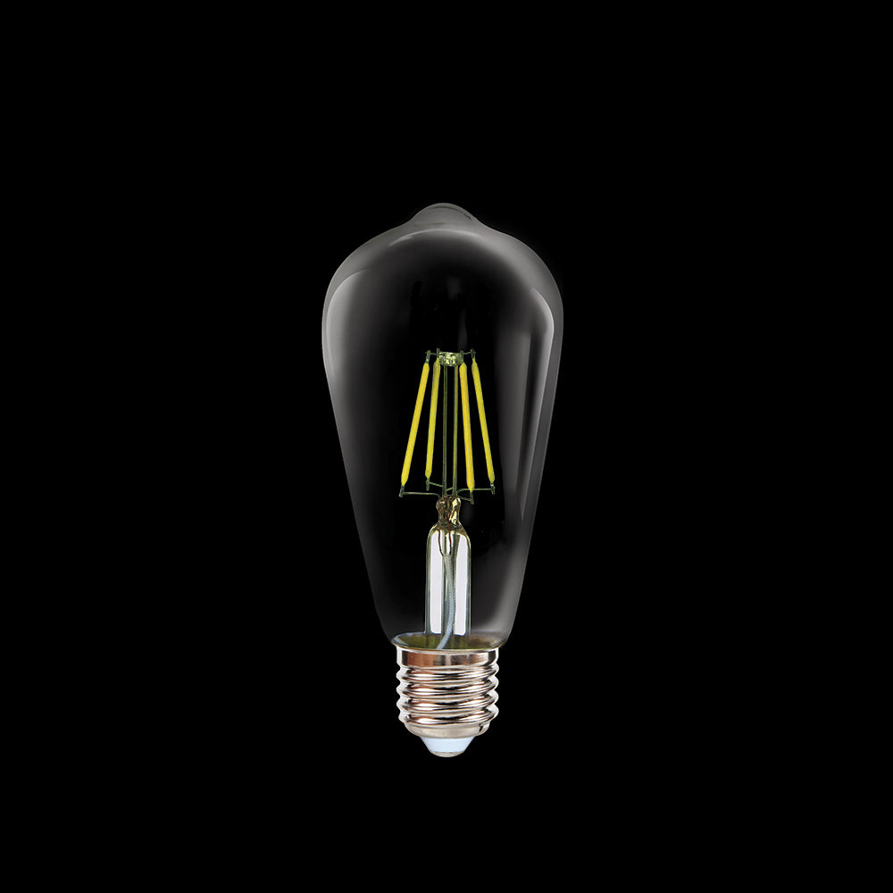K. Light LED Filament Balloon Bulb T64 E27 4W 6500k