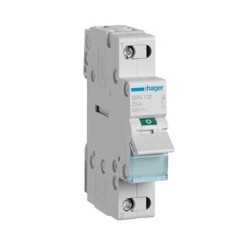 Hager 1 Pole Modular Isolator