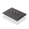 Lumen8 ICE 3 Lever 2-Way Light Switch with Brass Toggle 4 x 2 - White