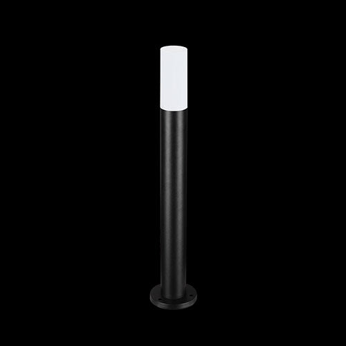 K. Light Modern Bollard - Black