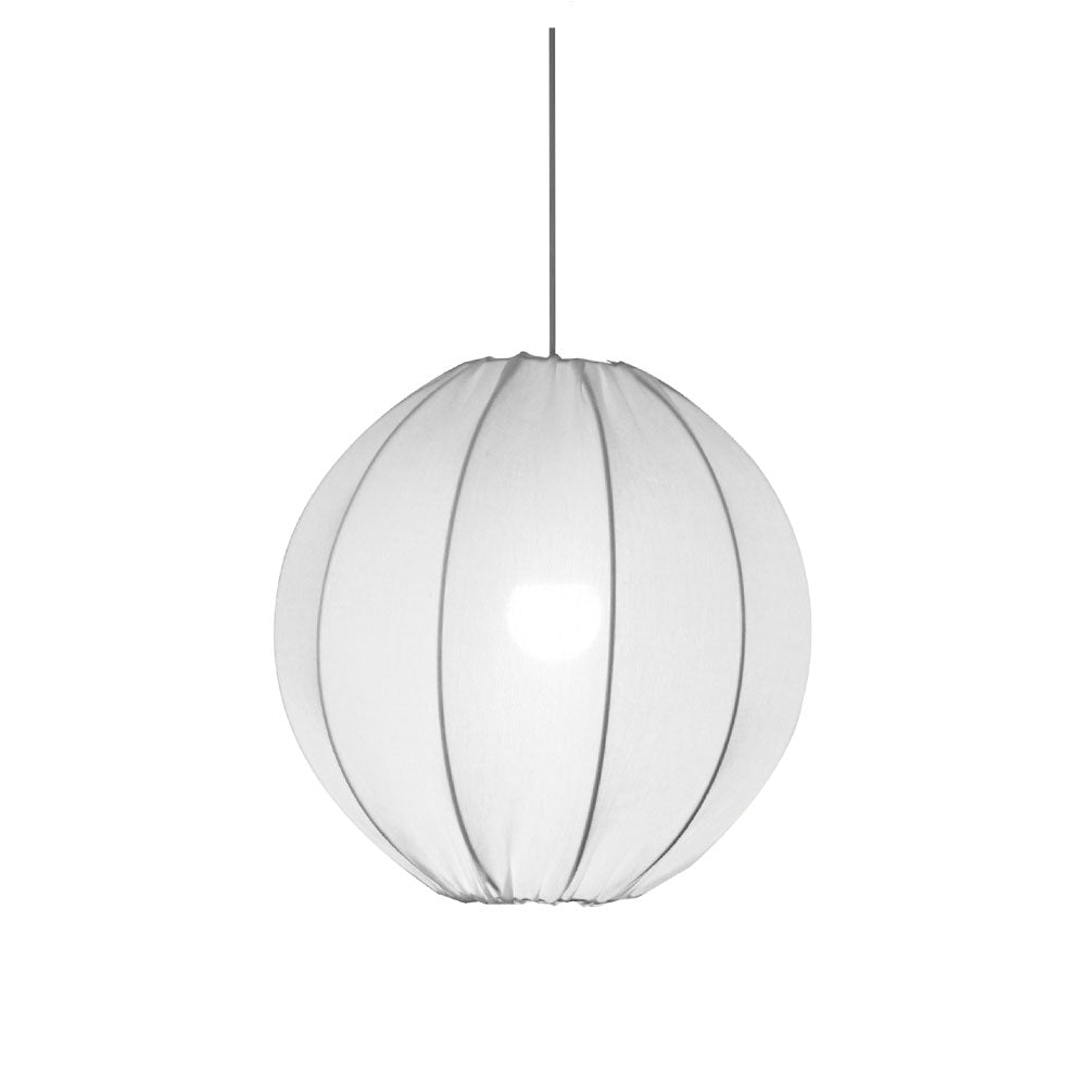 Wire World Round Bubble Ball Pendant - White