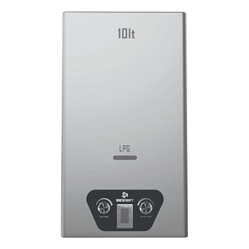 DewHot Stainless Steel Gas Geyser 10Lt