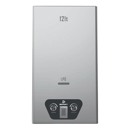 DewHot Stainless Steel Gas Geyser 12Lt