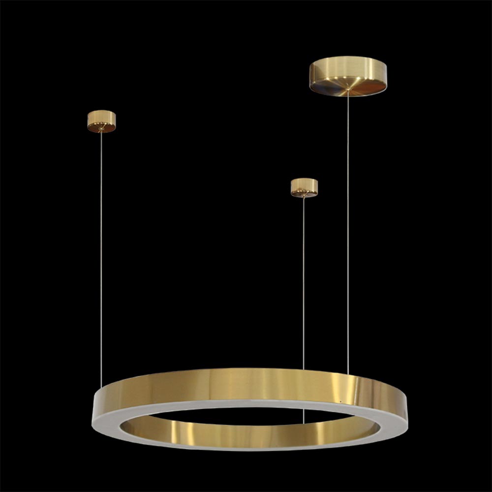 K. Light Halo Medium Pendant 3000K - Gold