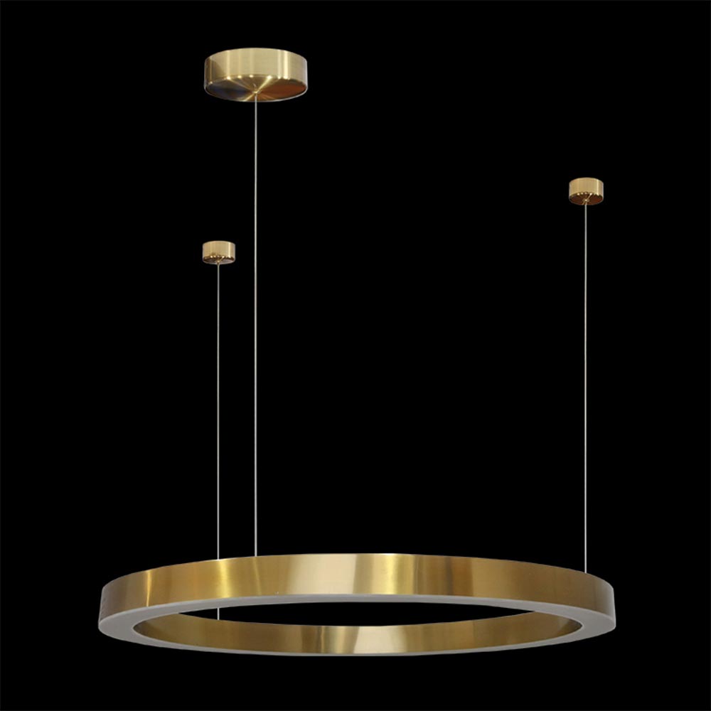 K. Light Halo Large LED Pendant 3000K - Gold