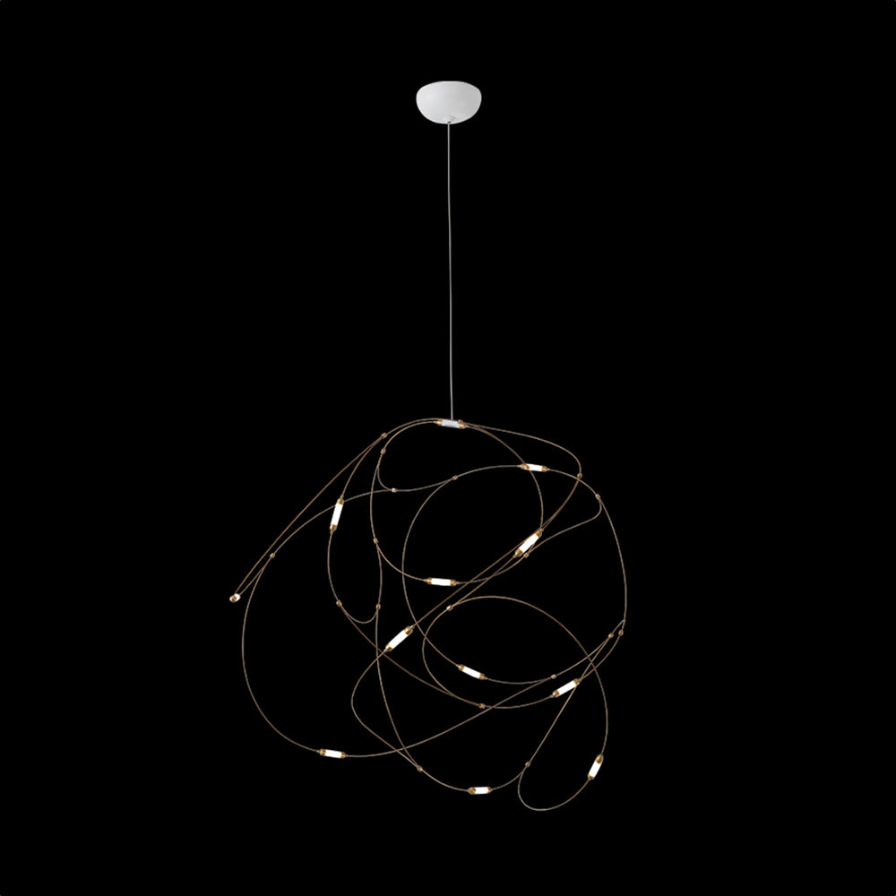 K. Light Firefly Pendant LED 5.5W 980lm 3000K - Brass