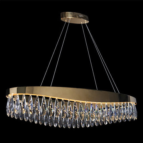 K. Light Imperial Oval Chandelier 3000K - Gold