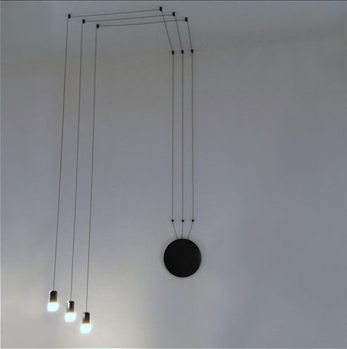K. Light Symmetrical 3 Light LED Wire Fitting