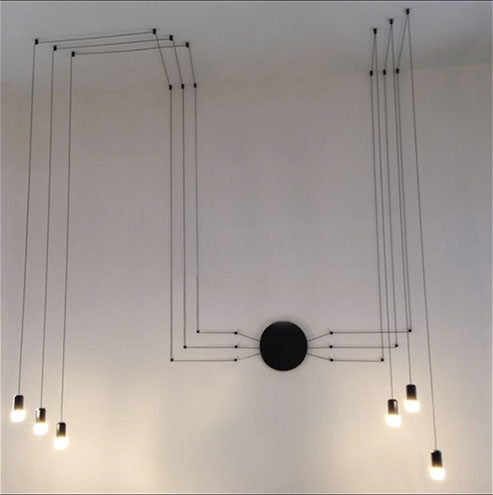 K. Light Symmetrical 6 Light LED Wire Fitting