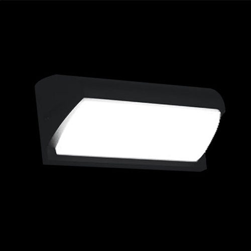 K. Light Coastal Curved LED Wall Ligtht 20W 3000K - Black