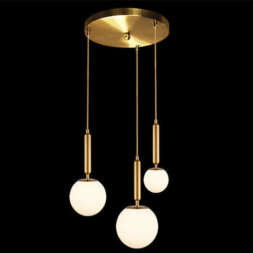 K. Light Fizz Pop 3 Light Cluster Pendant - Gold