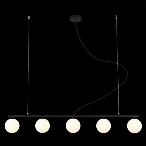 K. Light Linear LED 5 Light Globe Pendant