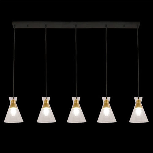 K. Light Cleopatra 5 Light Pendant - Black