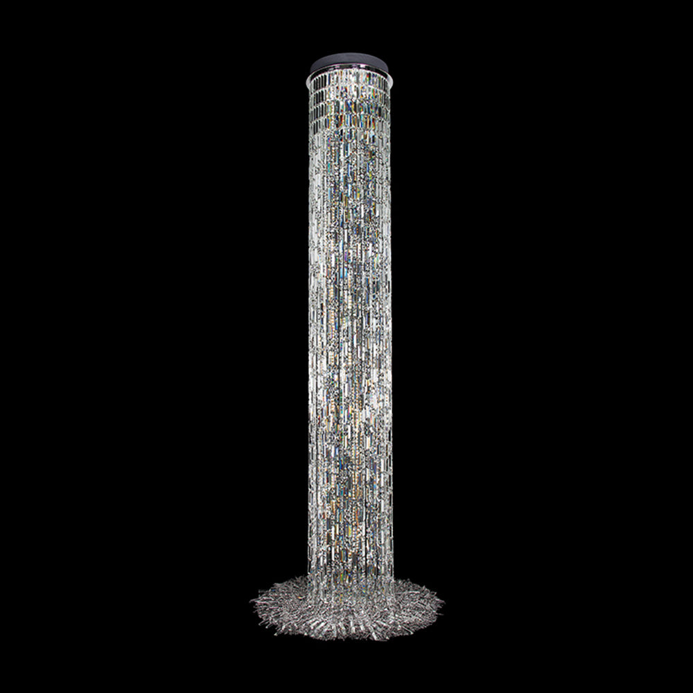 K. Light Waterfall Crystal Chandelier 40W E14 - Chrome