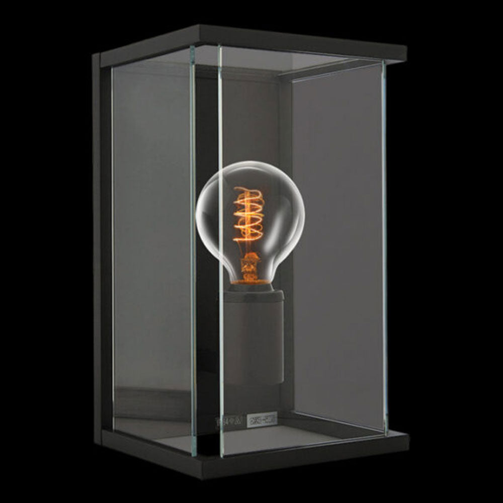 K. Light Chic Thick Flush Wall Light - Black