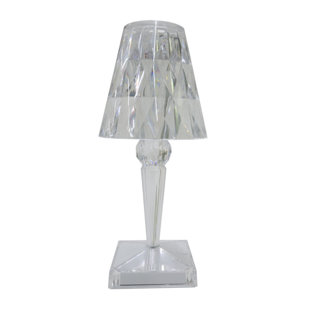 K. Light Acrylic Tri-Coloured LED Rechargeable Lamp