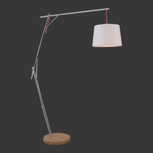 K. Light Cantilever Floor Lamp - White