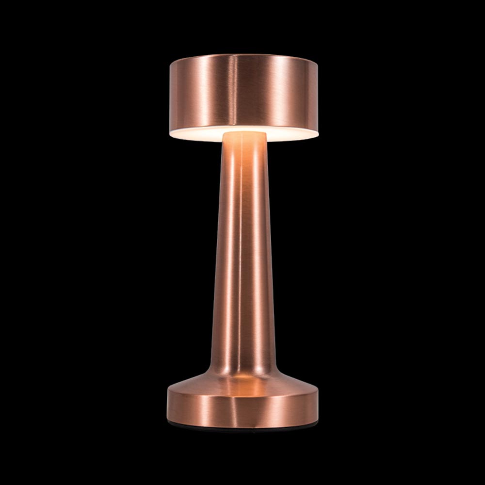 K. Light Turret Rechargeable Table Lamp - Copper