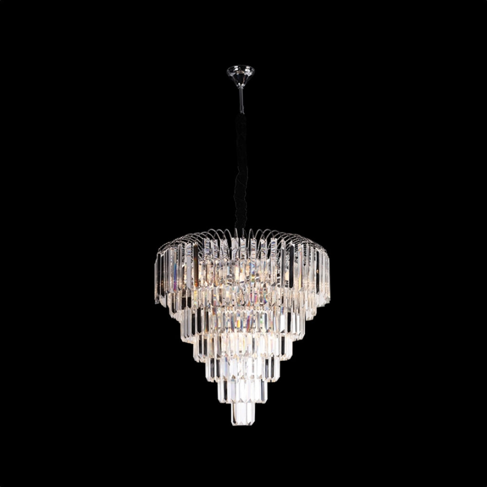 K. Light Sophia Large Crystal Chandelier E14 480W - Chrome