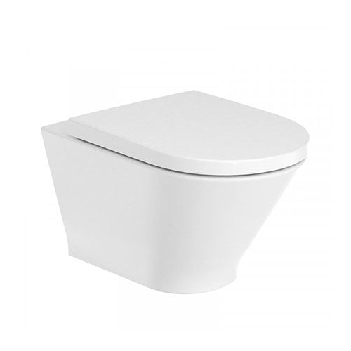 Roca Gap Rimless Wall-Hung Toilet + Soft Close Seat