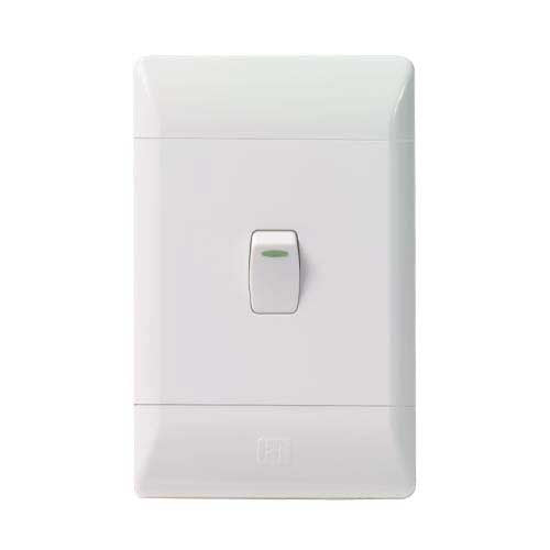 CBi PVC 1 Lever 2 Way Light Switch 2 x 4