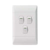 CBi PVC 3 Lever Light Switch 4 x 2