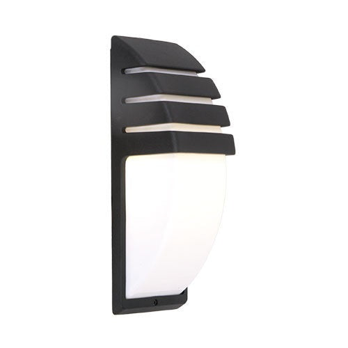 Bright Star Aluminium Half Lantern - Black
