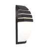 Bright Star Aluminium Half Lantern - Black