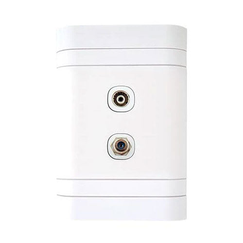 Lesco Cover Strip Satellite TV Socket 2 x 4