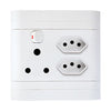 Lesco Cover Strip RSA Double Slimline Combo Socket 4 x 4