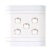 Lesco Cover Strip 5 Lever 2 Way Light Switch 4 x 4