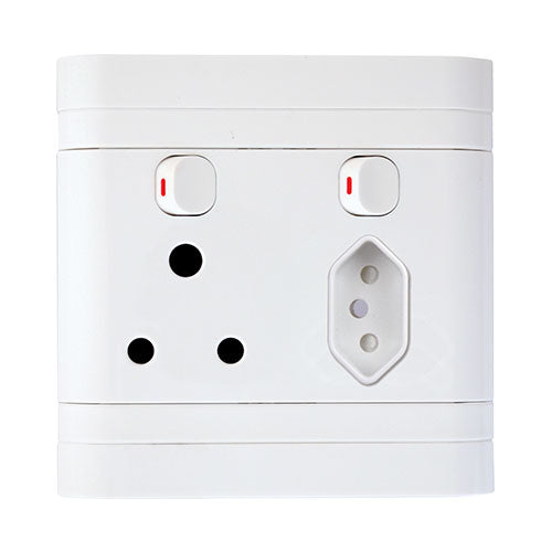 Lesco Cover Strip RSA Single Slimline Combo Socket 4 x 4
